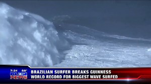 Over the weekend, Brazilian surfer Rodrigo Koxa was officially awarded the Guinness World Record for biggest wave ever surfed at the World Surf League's Big Wave Awards. | KUSI News