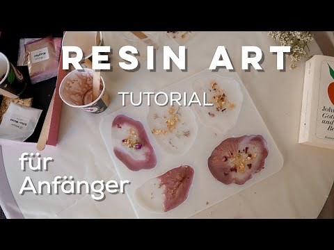 RESIN ART Tutorial für Anfänger | Geode Coaster Selber Machen