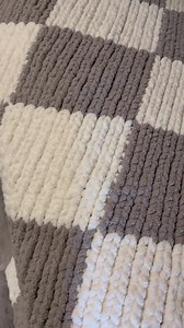 Checkered Chunky Knit Blanket Pattern | Beginner Friendly (PDF Tutorial) - Etsy