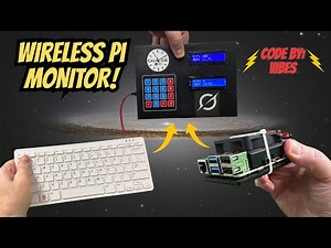 Wireless Raspberry Pi Status Monitor using a Pi Pico W and GOOD VIBES
