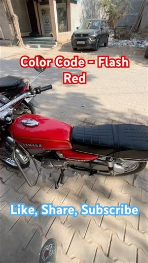 Red Color Code of My RX 100 | Flash Red | Solid Colour | #flashred #redrx100 #yamaha2strokebike