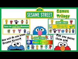 Sesame Street Games Trilogy: Guess, Quiz, and Choose!