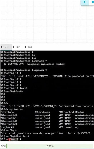 6.How to Configure IP address to loopback interface in CISCO Router?