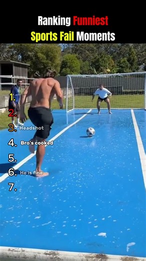 Top 5 sports fails that went horribly wrong 😱🏆 #sports #fails #trending