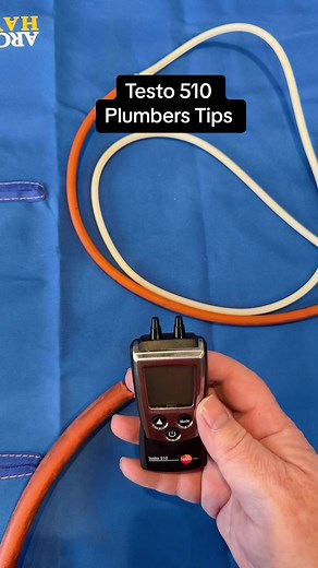 Testo 510 gas engineer or plumber tools #plumber | Allen Hart