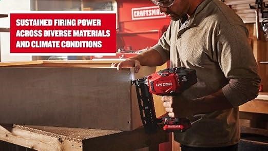 CRAFTSMAN V20 Cordless Finish Nailer Kit, 16GA (CMCN616C1)