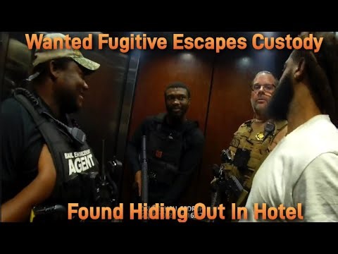 Wanted fugitive on the run from bounty hunters...