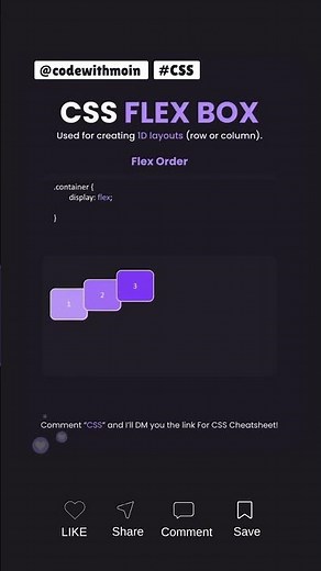 CSS Flexbox Tutorial: Master Layouts in 2024! (Visual Guide + Code) 🎯 #CSS #WebDev