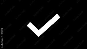 Check mark symbol. approved tick mark icon, Check mark icon animation , right mark icon. check box, tick box, green checkmark