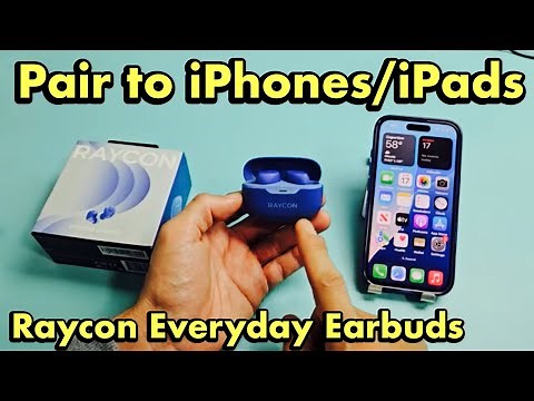 Raycon Everyday Earbuds: How to Pair to iPhones & iPads via Bluetooth
