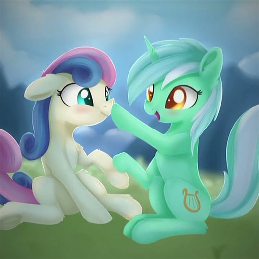 🩷Bonbon x Lyra🤍#mylittlepony#Lyra#Bonbon