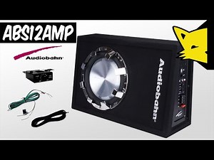 😎🔉 12" Amplified Subwoofer 🔴Audiobahn🔴 I ABS12AMP l 📦Unboxing and Testing📝