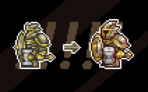 【Terraria】【像素画】圣骑士帕拉丁重绘