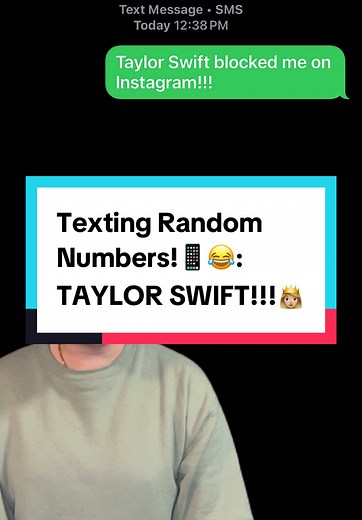 Texting Random Numbers: Hilarious Taylor Swift Prank!