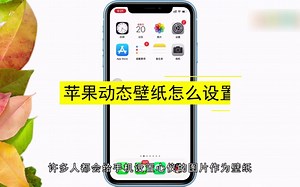 苹果动态壁纸如何设置？苹果动态壁纸
