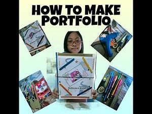 How to Make Portfolio using Folder with creative design by: Shellsy Joy Mandia
