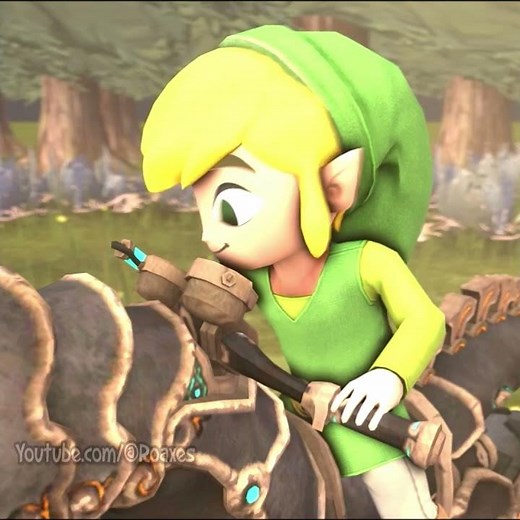 Toon Link Rides the Mastercycle! [SFM Short] #toonlink #zelda #SFM #animation #link #tloz