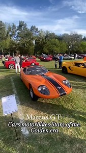 1968 Marcos 1600 GT! in Lotus Orange Designed by brothers Dennis and Peter Adams, the Marcos was first introduced in 1964 as Marcos 1800 by Marcos Engineering in Britain. | Cars & Motorbikes Stars of the Golden era