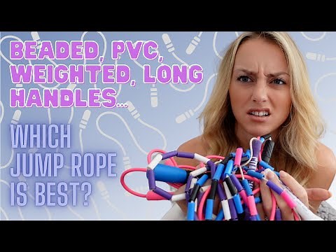 TYPES OF JUMP ROPE - WHICH IS BEST? Includes beaded, PVC & weighted ropes | By Lauren Jumps