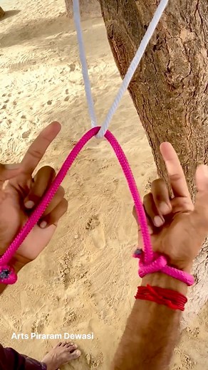 730K views · 1.8K reactions | How Ancient escape Techniques meke ropes useless against me 甆勞 #knot #rope #lifehacks #diy | piraram_dewesi_arts | Facebook