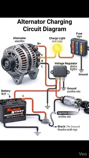 How alternator charging system works | Learn with Nav | New motivational video | new viral video
