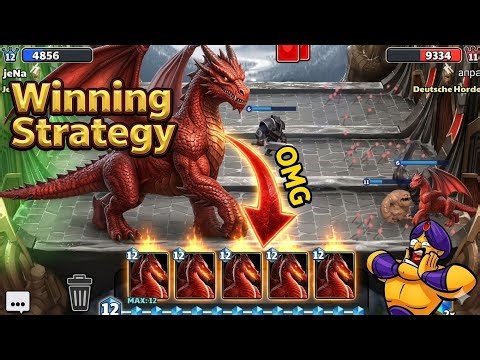 6 Legendary Dragons Cards Winning Strategy | Castle Crush