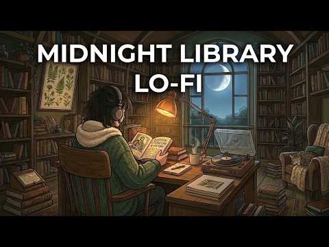 Midnight Library Lo-Fi 📚 Chill Beats for Reading, Study & Deep Night Focus