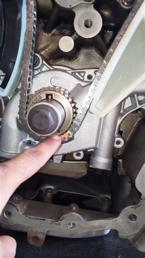 Ford Taurus V6 timing chain marks #automobile