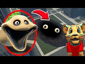 Drone Catches HUNGRY WORM DIGGING IN A HOLE... (Gmod Sandbox)