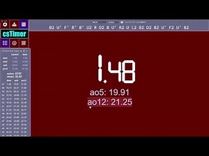 How to time and record all your solves [cstimer.net]