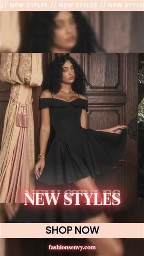 French Allure Dress - One Shoulder Open Back Mini