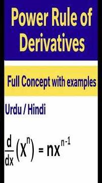 Power Rule for Derivatives | Easy Explanation with Examples | #1styearmath