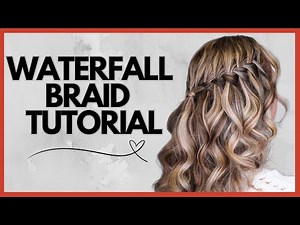 How to do a waterfall braid hairstyle step by step