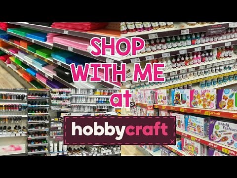 HOBBYCRAFT shop with me! Whats new in store. August 2020