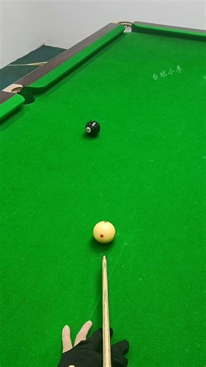 台球角度瞄准方法\n#台球教学 #台球瞄准 #台球小李