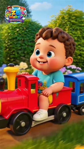Happy Baby Train Ride 🚂 | Fun Cartoon Story for Kids