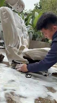 Restoration of a badly damaged luxury car that had long been out of commission.