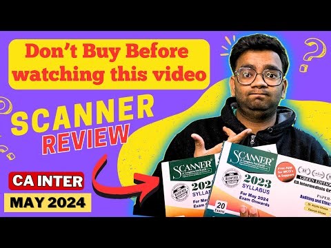 Don't Buy Suchita Prakashan Scanner Before Watching This Video | CA Inter Scanner Review By Tushar