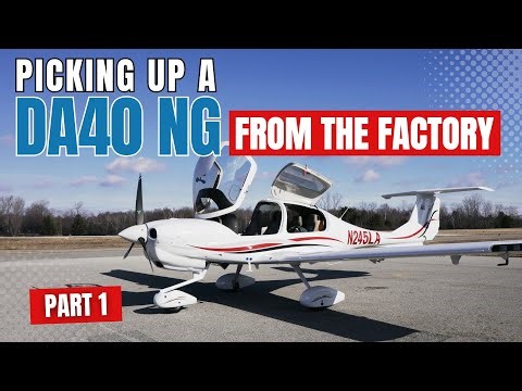 Picking Up DA40 NG from Diamond Aircraft Factory