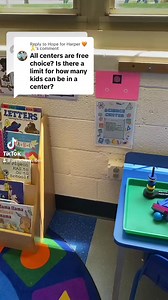 for Harper 🧡🎗 Here’s how we do center time with free choice centers. #centertime #PreschoolVibes #prek #PreschoolTeacher #childcentered #learnthroughplay | Preschool Vibes
