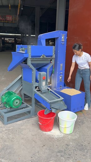 153K views · 1.1K reactions | 600kg/hr rice mill with de-stoner work | Mini Rice Mill Machine | Facebook