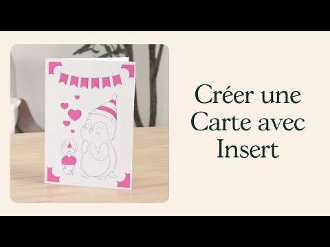 Créer une carte avec insert dans Design Space | Cricut France