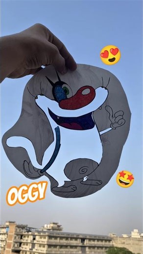 Oggy and the cockroaches easy drawing 😍🤩 #oggy #oggyandthecockroaches #cartoon #art #viral #shorts