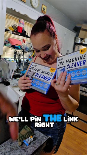 Dirty ice? Drop one of these tabs to clean your ice maker, remove buildup, and get crystal clear, fresh-tasting ice every time. #homehack #icemaker #cleaningproducts #kitchenmusthave #tiktokmademebuyit