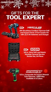 Check out our Holiday Gift Guide for top-rated tools and accessories at unbeatable prices! Whatever you do, do it for less at Harbor Freight. | Harbor Freight