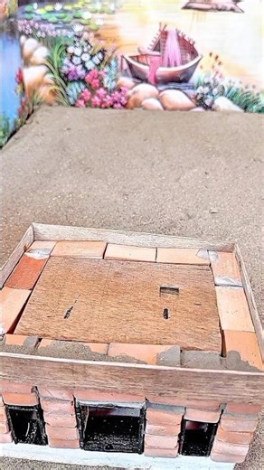 Building the World's Smallest House#diy #miniature#ytshorts