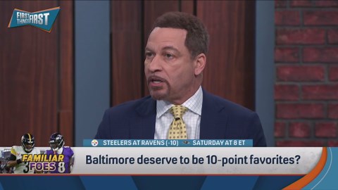 Should the Ravens be 10-point favorites over the Steelers? | First Things First