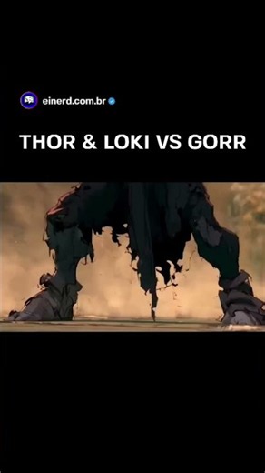 PRECISOU DE THOR E LOKI PRA BATALHAR COM O GORR
