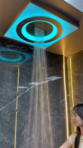 Modern Luxury Bathroom Design Idea | Concealed Thermostatic Shower System