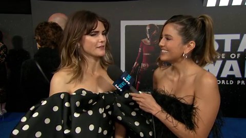 Watch Keri Russell Stay Tight-Lipped About "Star Wars"